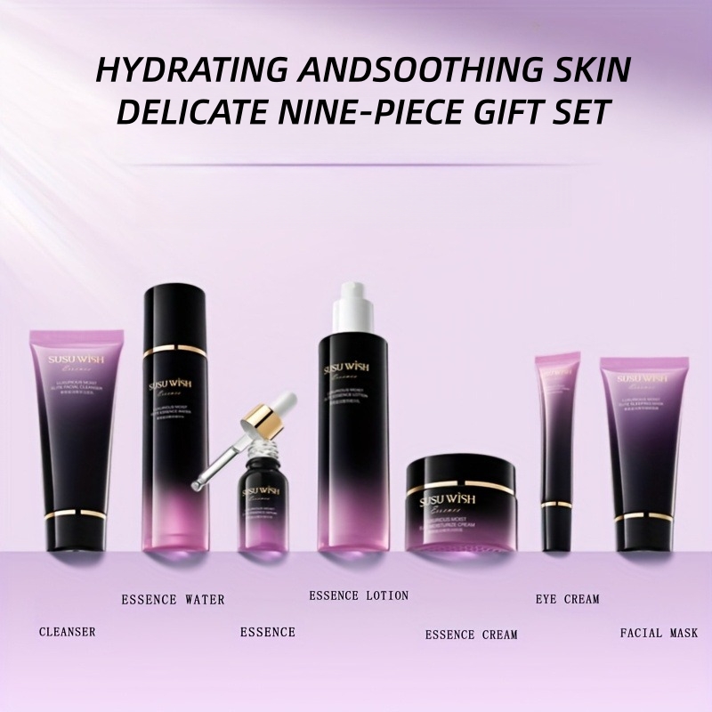 Luxurious and Elegant Nine-Pie - đánh giá và giá Luxury Skincare Packaging