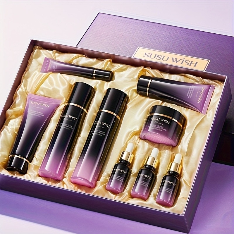 Luxurious and Elegant Nine-Pie - đánh giá và giá Luxury Skincare Packaging
